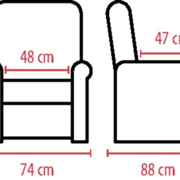 Fauteuil releveur BORAS — 2 Moteurs Confort Absolu JOLETI