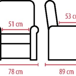 Fauteuil releveur KUMO - dossier à oreilles pour un excellent maintien | Hygiena Santé