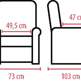 Fauteuil releveur PRESTON — 4 Moteurs