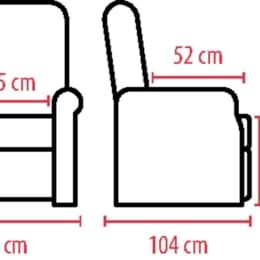 Fauteuil releveur CHESTER - réglage indépendant du dossier et du repose-jambes | Hygiena Santé