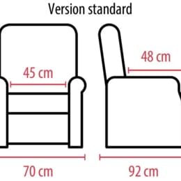 Fauteuil releveur THELMA - vue d'ensemble format compact | Hygiena Santé