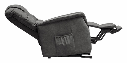 Fauteuil releveur EASY II - coloris Gris foncé - vue d'ensemble | Hygiena Santé