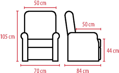 Fauteuil releveur JULES - coloris Népal Gris / Rodéo Anthracite | Hygiena Santé