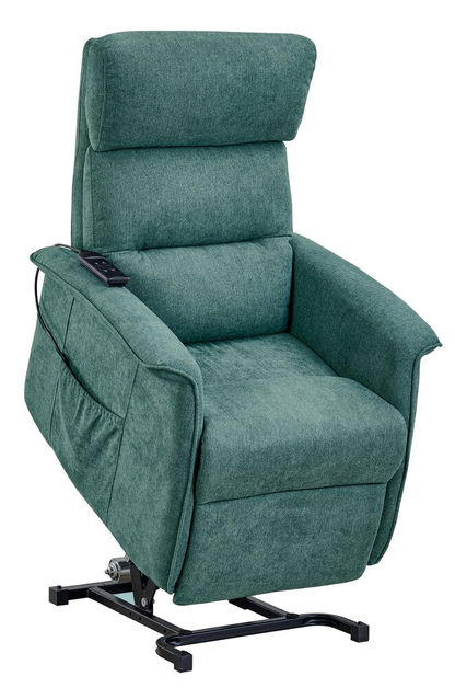 Fauteuil releveur NEW BERGEN - coloris Turquoise - vue d'ensemble | Hygiena Santé