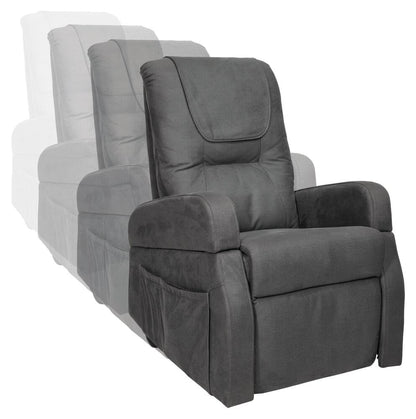 Fauteuil releveur NARVIK - détail de l'assise et du dossier capitonné | Hygiena Santé