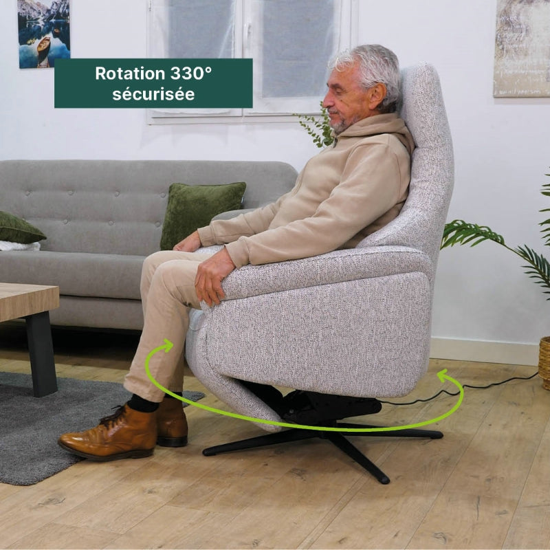 Fauteuil Releveur LE NEST — 3 Moteurs Zéro Gravité
