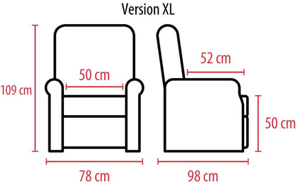 Fauteuil releveur THELMA - 4 moteurs dont appui-tête motorisé | Hygiena Santé